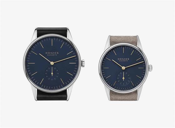 NOMOS手表午夜藍 ORION 33和38